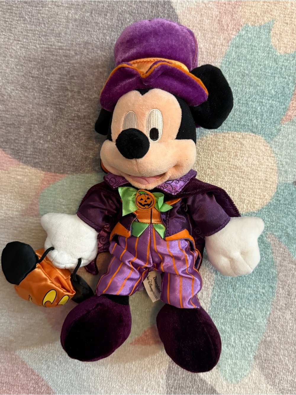Vintage Walt Disney World 2008 Happy Halloween Mickey Mouse Plush